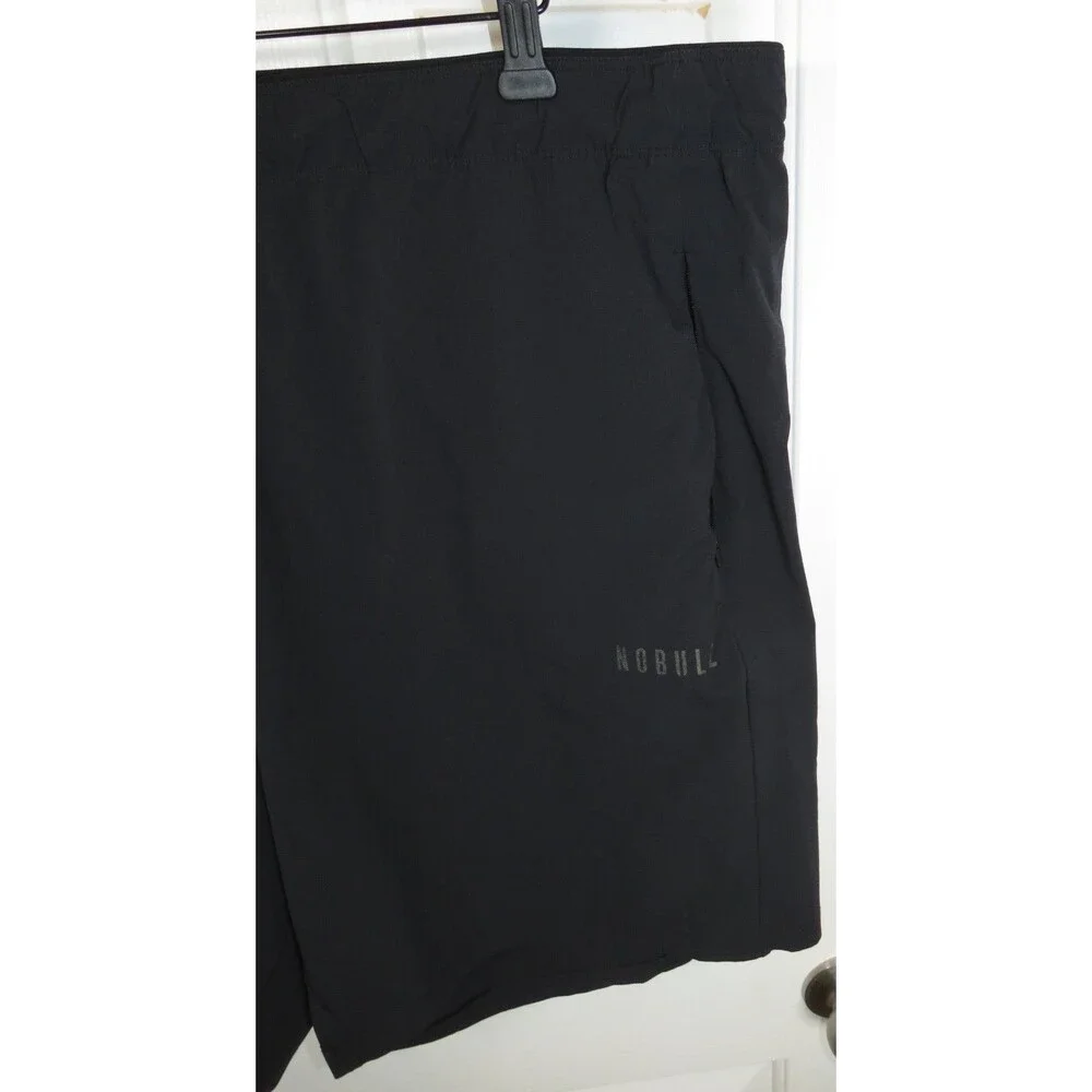 NOBULL Training Men's Shorts Black Performance Stretch 8